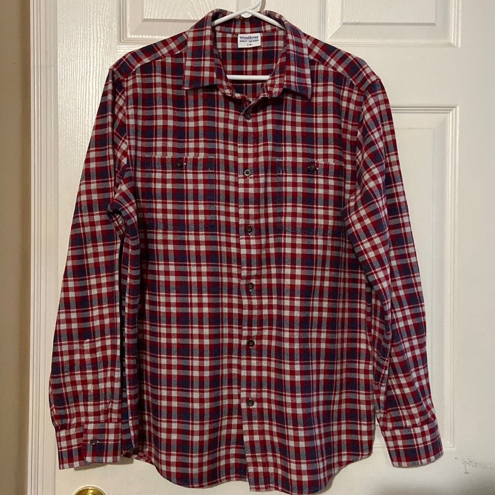 Men’s WindRiver Flannel Shirt Size Large